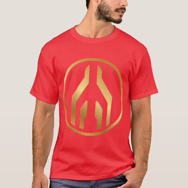 Goldene Blüte T-Shirt (Vorderseite)