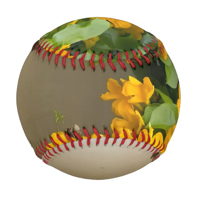Goldene Blüten-Schönheit Baseball (Vorderseite)