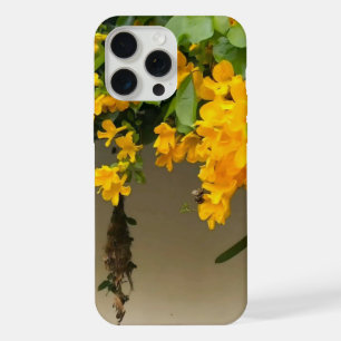 Goldene Blüten-Schönheit iPhone 15 Pro Max Hülle