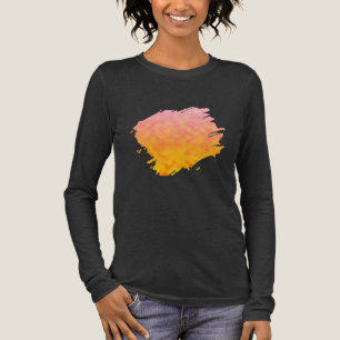 Goldene Blütenmirage Tri-Blend Shirt