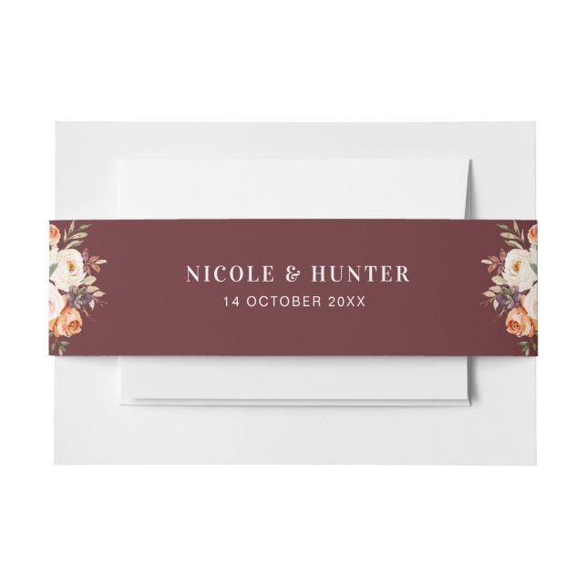 Goldene Blütenzeit Einladungsbanderole (Vorderseite Beispiel)