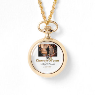 Goldene Bogen zum 60-jährigen Jubiläum Armbanduhr