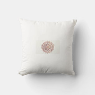 Goldene Botanische Mandala-Tasse Florale Geometr Kissen