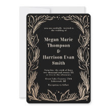 Goldene Branchen - Einladung zur Hochzeit an der G