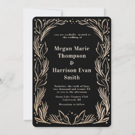 Goldene Branchen - Einladung zur Hochzeit an der G