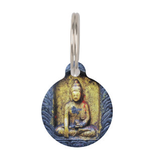 Goldene Buddha-Statue Buddhistische Kunst Benutzer Haustiermarke