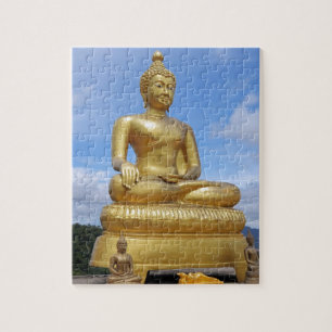 Goldene Buddhastatue Puzzle