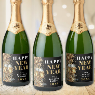 Goldene Champagner Silvesterparty