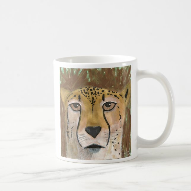 Goldene Cheetah-Tasse Kaffeetasse (Rechts)