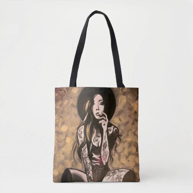 Goldene Damenhandtasche (Vorderseite)