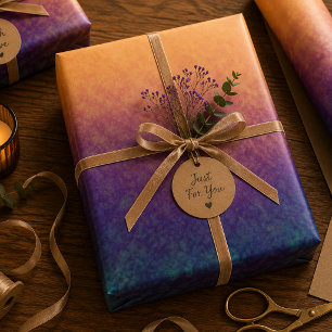 Goldene Dämmerungsträumerei Geschenkpapier Set