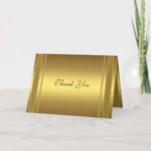 Goldene Dankeskkarte Gold Dankeskarte