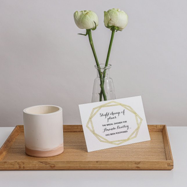 Goldene Datum-Änderungs-Postkarte Postkarte (Von Creator hochgeladen)