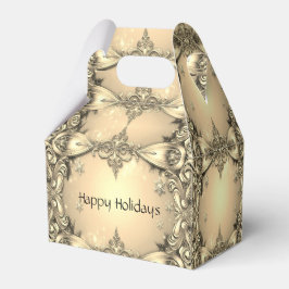 Goldene dekorative Geschenkboxen Geschenkschachtel