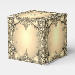 Goldene dekorative Geschenkboxen Geschenkschachtel