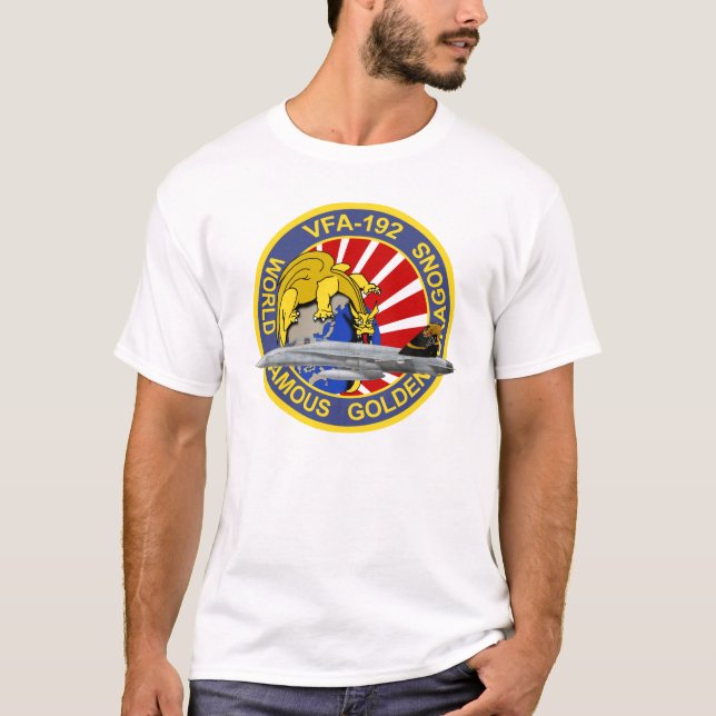 Goldene Drachen VFA-192 T-Shirt (Vorderseite)