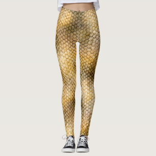 Goldene Drachenhaut Leggings