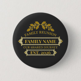 Goldene Eichenlaub Familienzusammenkunft Benutzerd Button
