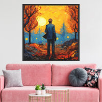 Goldene Einsamkeit: Post-Impressionistische Sonnen