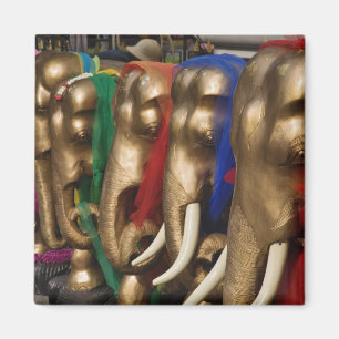 Goldene Elefanten Magnet