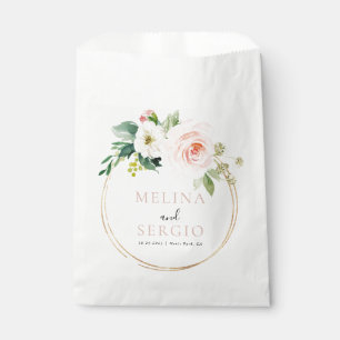 Goldene Elegante Fall-Blume Hochzeit Geschenktütchen