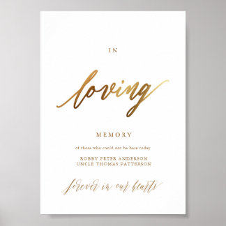 Goldene elegante Schrift-Typografie-Plakat Poster