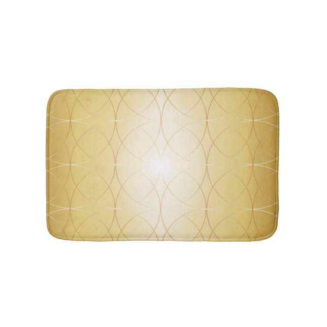 Goldene Eleganz Badematte (Vorderseite)