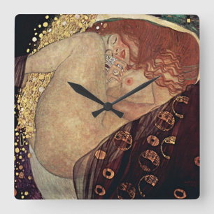 Goldene Eleganz: Klimt-Inspirierte Uhr