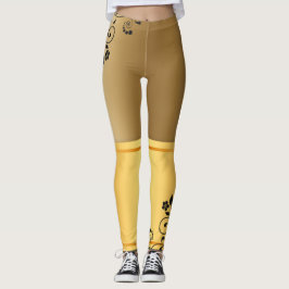 Goldene Eleganz Leggings