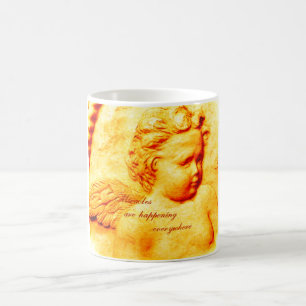 Goldene Engels-Tasse Kaffeetasse