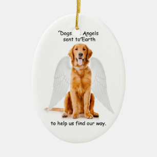 Goldene Engels-Verzierung Keramik Ornament