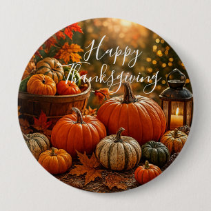 Goldene Ernte Thanksgiving Button