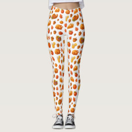 Goldene Ernteharmonie — Nahtloses Erntedankfest  Leggings
