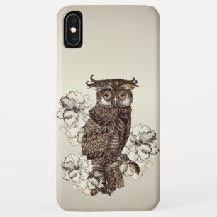 Goldene Eule Creme Orchideen Case-Mate iPhone Hülle