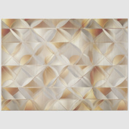 Goldene Facetten-Geschenkpapier Seidenpapier