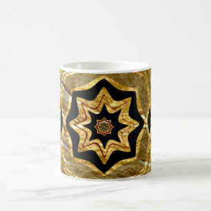 Goldene Fantasie Kaffeetasse