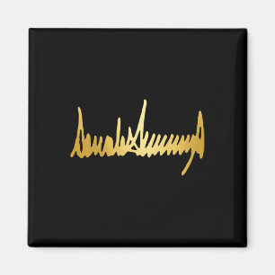 Goldene Farb-Signatur 48. Präsident 4. Juli 1 Magnet