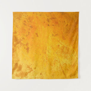 Goldene Farbe der Zement-Textur Hintergrundabstrak Wandteppich