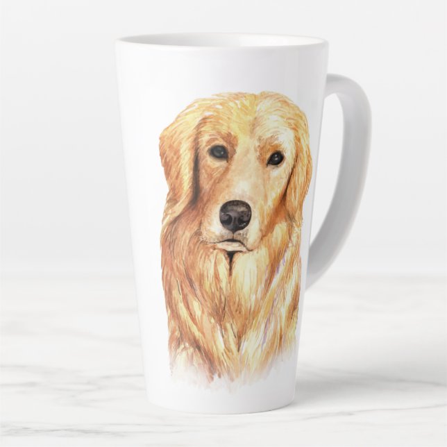 Goldene Farbe Retriever Milchtasse (Rechte Ecke)