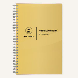 Goldene Farbgestaltung Notizbuch