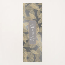 Goldene Federn auf Sleek Silver Personalisiert