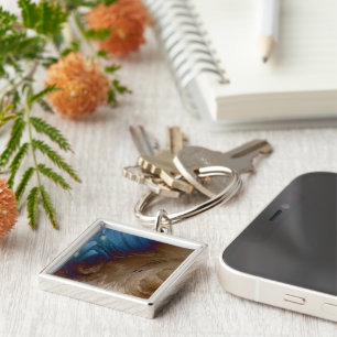 Goldene Federn Schlüsselanhänger