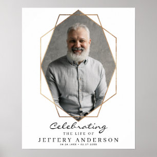 Goldene Feier zum Begrüßungszeichen Poster