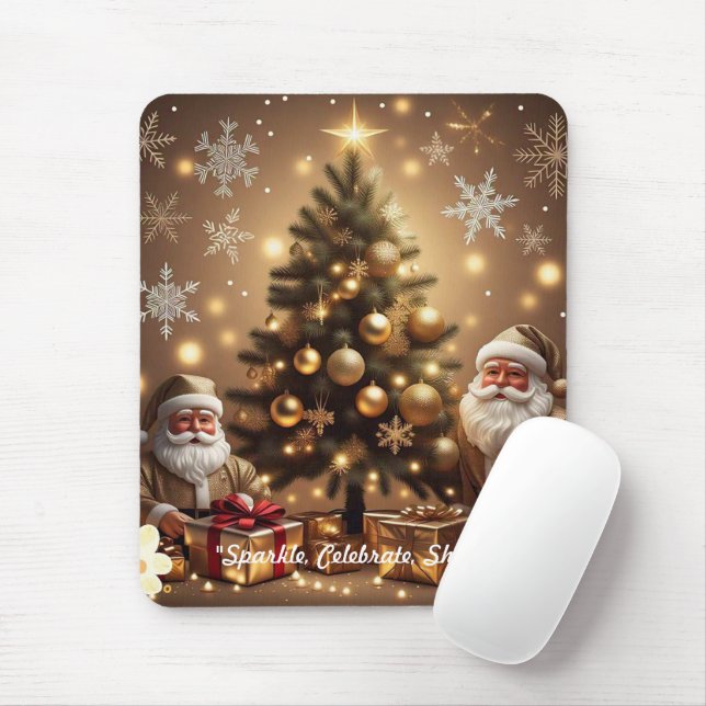 "Goldene Feiertage - ein Genuss" Mousepad (Mit Mouse)