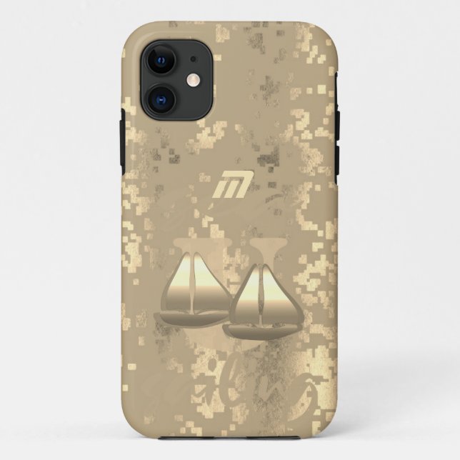 Goldene Feiertagssaison Case-Mate iPhone Hülle (Rückseite)