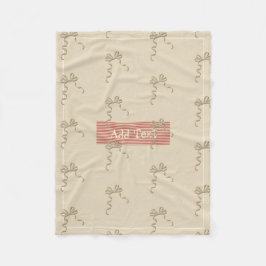 Goldene Feiertagssaison Fleecedecke