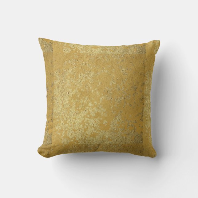 Goldene Feiertagssaison Kissen (Vorderseite)