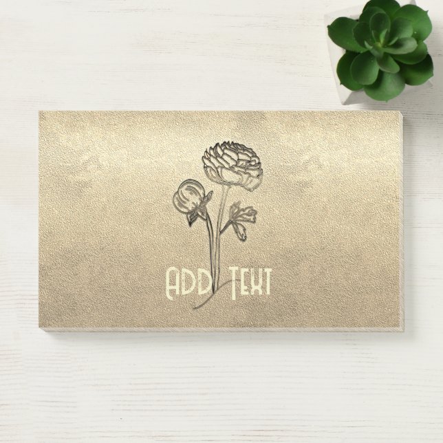 Goldene Feiertagssaison Post-it Klebezettel (Büro)