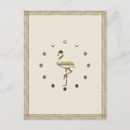 Goldene Feiertagssaison Postkarte