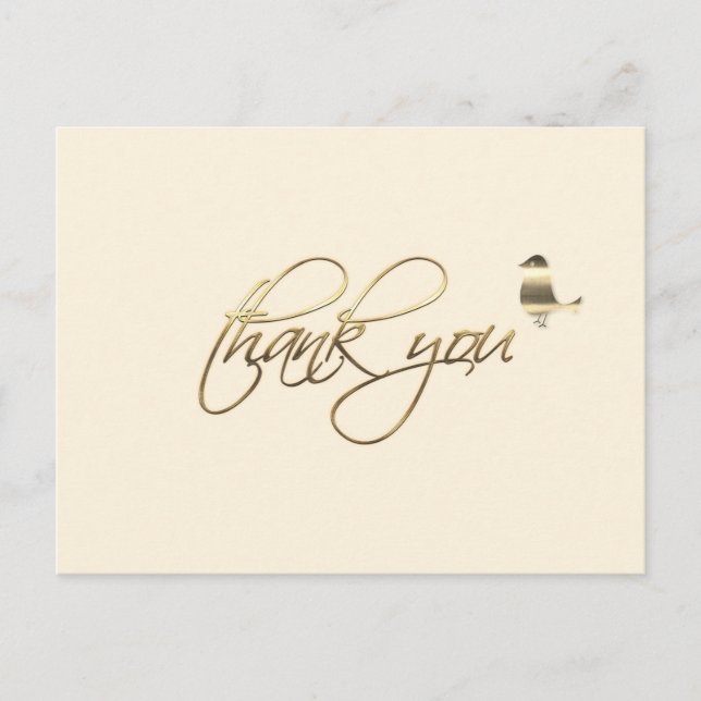 Goldene Feiertagssaison Postkarte (Vorderseite)